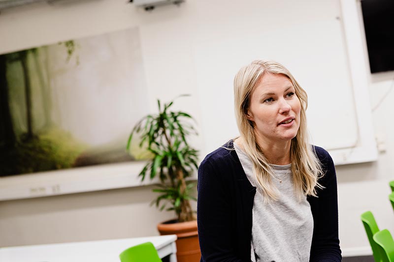 Julia Hult är verksamhetsledare på Förebildarna